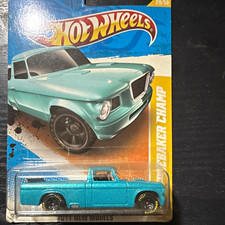 Hot Wheels 2011 New Models 1:64 '63 Studebaker Champ Blue Diecast Unopened