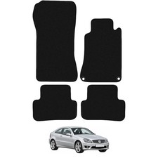 For Mercedes CLC Coupe 2008 - 2010 Tailored Black Car Mats Carpets 4 piece Set