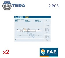 74256 GLÜHKERZE GLÜHKERZEN FAE 2PCS FÜR RENAULT MEGANE III,GRAND SCÉNIC III