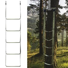 5 Step Climbing Stick Aider - Lightweight Webbing Rope Ladder for Hunting