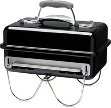 Weber Go-Anywhere BBQ a Carbone, Sup. Cottura 42 X 26 Cm, Barbecue Portatile Leg