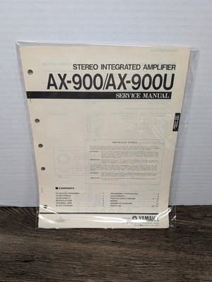 Tested Amplifier Integrated Stereo AX-900 YAMAHA 外観美品 名機　AX−900 通電確認済み　ヤマハ　YAMAHA and From Cleaned アンプ