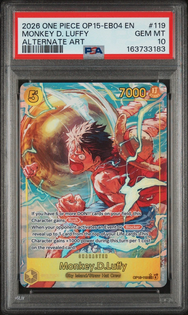 Monkey.D.Luffy OP15-119 Adventure on Kami's Island for sale | eBay