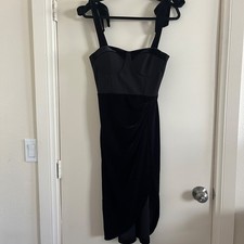 Express Women Corset Velvet Dress Small Ruched Whimsigoth Fairy Grunge Dark Goth