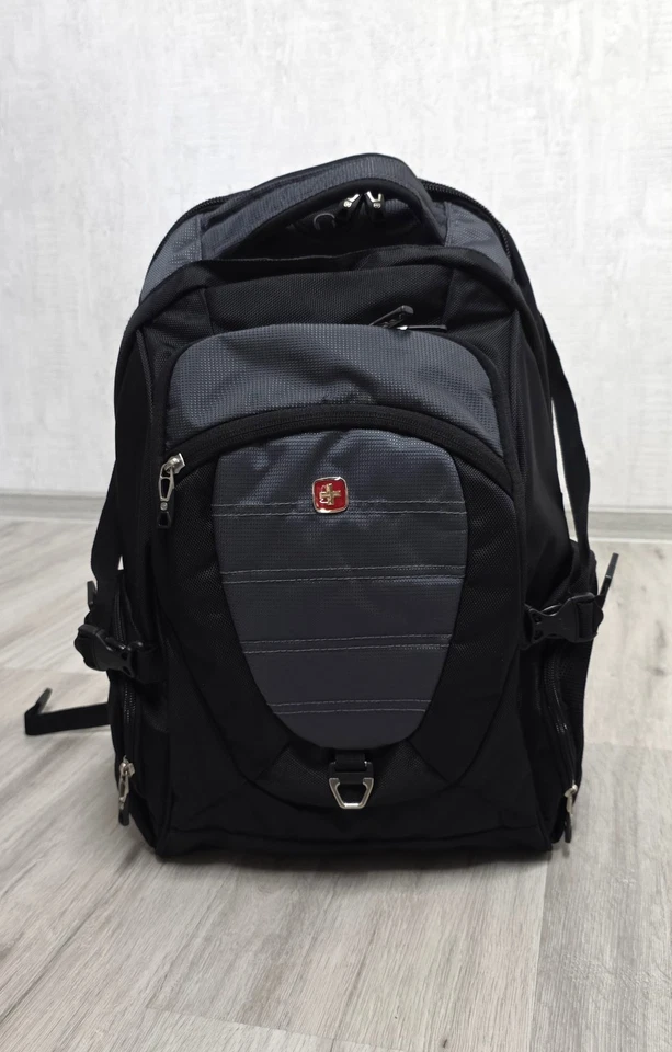 Wenger, Business, Herren, Notebook, Laptop, Rucksack, schwarz/grau, Neuwertig! - Bild 2 von 4