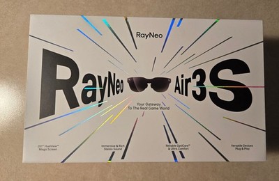 RayNeo Air 3s XR Smart Glasses with 201'' Micro OLED (XRGF35) Dark Gray