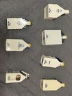 KLM Delft Blue Style Ceramic Miniature Canal Village Houses Set of 7 empty — photo 3