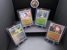 Pokemon Pitch Black 4-card Foil Sinistcha/Drilbur/Primeape/Shieldon NM +