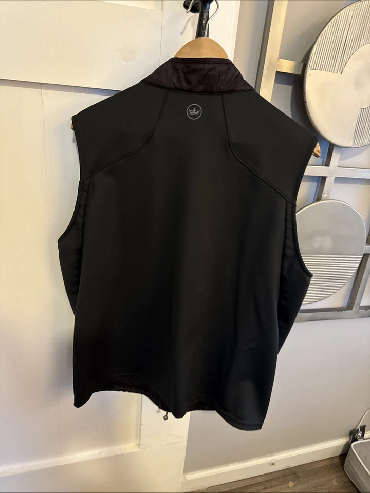 Peter Millar Crown Fuse Elite Sport Vest Mens Size L Black Camo MF23EZ46A Hybrid - Image 2 of 3