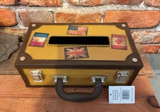 Quality Tin International Tissue box Cover...Ships Free!
