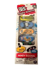 Tech Deck Bendy Boards 5-Pack Mini Fingerboards Set   Stretchable Eraser Boards