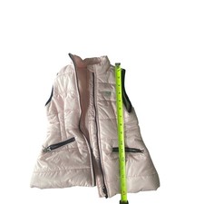 Calvin Klein Jeans Pink Puffer Vest Girls 4T Hooded Quilted