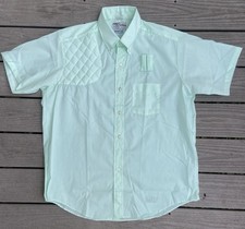 Lot of 2 Vintage Shooter  s Fashions by Delton Men  s Dress Shirts   XL 17  17.5  