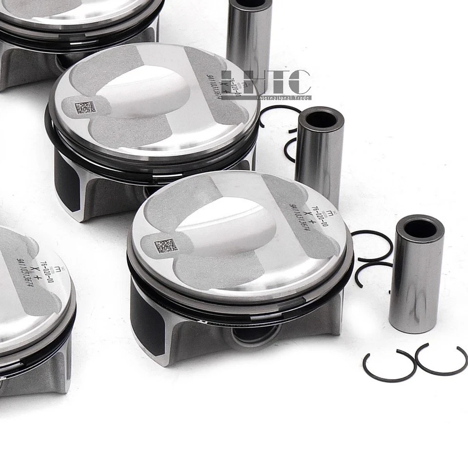 6件装活塞和戒指套装适用于保时捷911 Carrera 991 981 Boxster Cayman S 3.4L — 第 4/4 张图片
