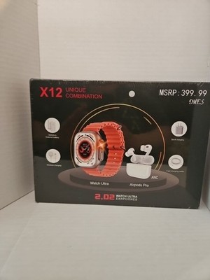X9 6 IN 1 Smart Watch Kit Combination Smart Watch and Charging Accessories