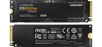 Samsung SSD 970 Evo Plus 250 GB NVME SSD