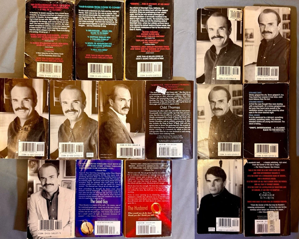 Лот из 16 книг Дина Кунца в мягкой обложке - 10 первое издание / 1-е издание. - Изображение 2 из 4