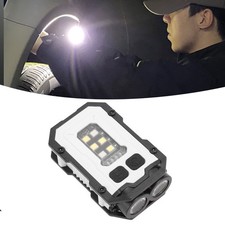 Small Powerful EDC Flashlight 300LM USB Rechargeable Mini Pocket Keychain