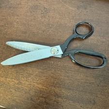 Vintage Clauss Pinking Shears / Scissors, 5  Made in Fremont USA Chrome Plated