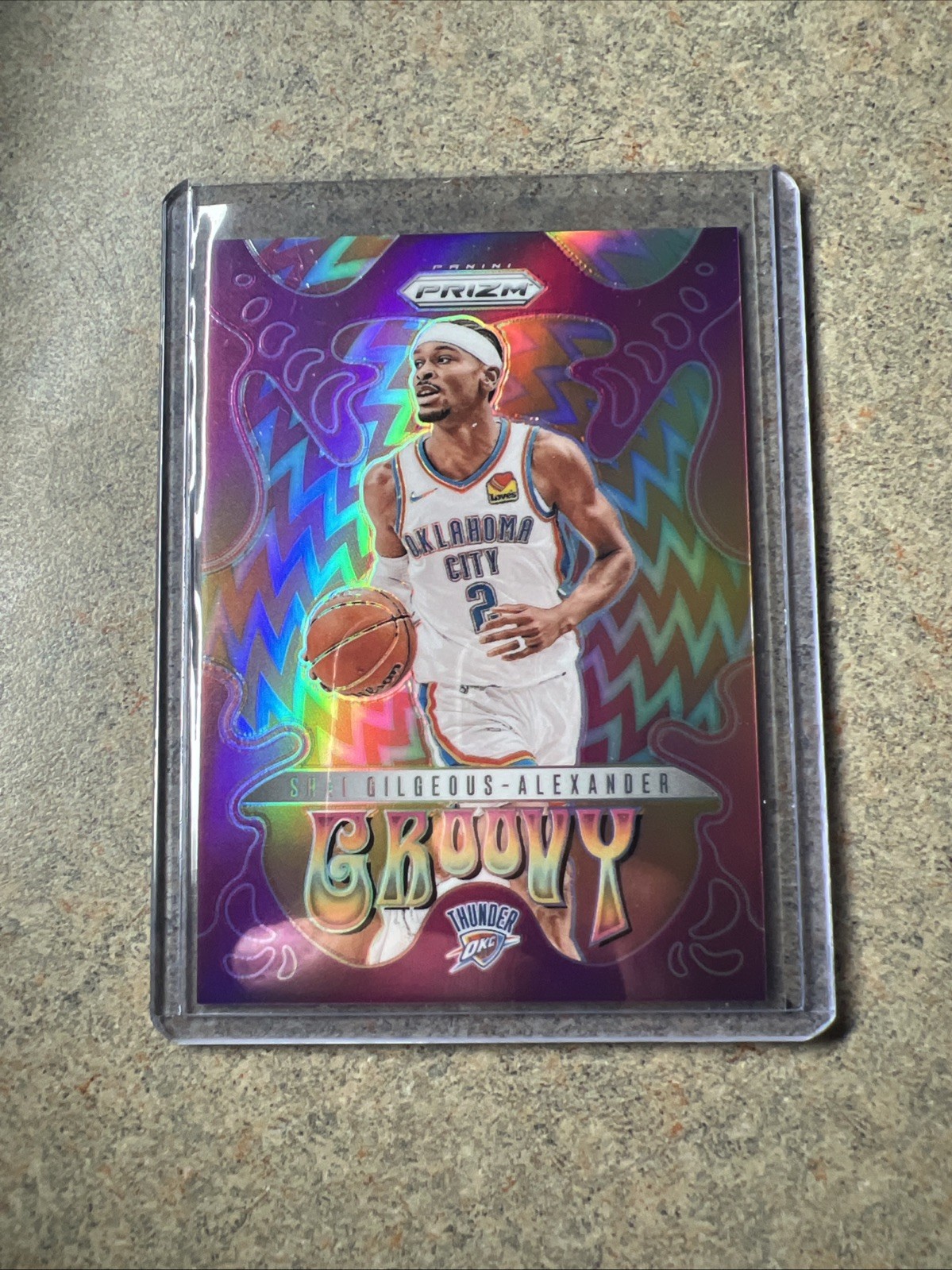 Shai Gilgeous Alexander 2024-25 Panini Prizm Groovy #2