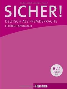 Sicher! B2.1: Deutsch als Fremdsprache / Lehrerhand... | Buch | Zustand sehr gut