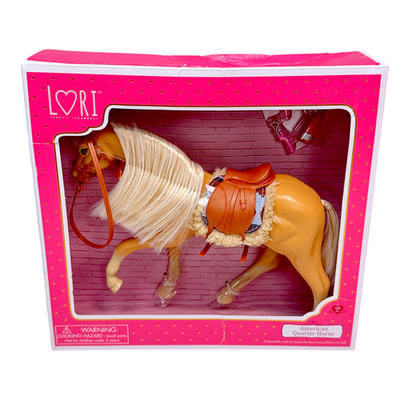 Tan American Quarter Horse Our Generation Girl 6'' Lori Doll Riding Playset 2016