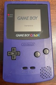Game Boy Color - Grape - TESTED & WORKING | Vintage - 1998 (No Battery Cover)