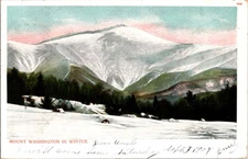 Pre-1907 NATURE SCENE Mount Washington - White Mountains New Hampshire NH BB7355