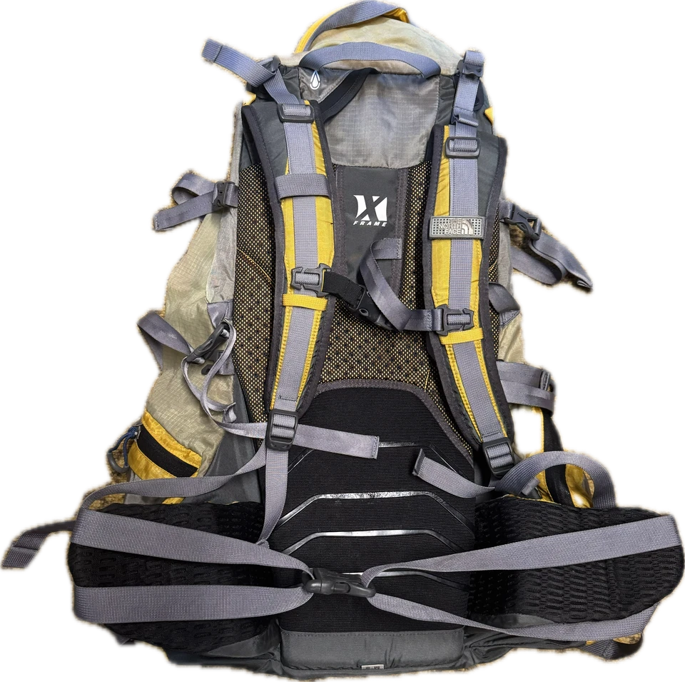 Рюкзак дорожный туристический The North Face Skareb 55 желтый серый упаковка - Изображение 2 из 4