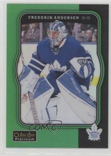 2017-18 O-Pee-Chee Platinum Retro Green 18/49 Frederik Andersen #R-65 z6b