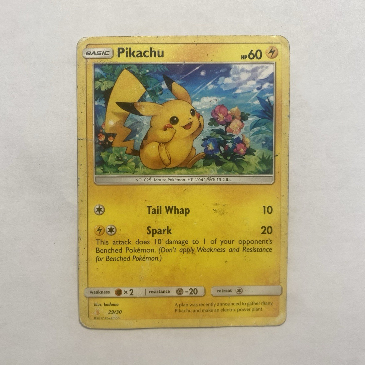 Pokémon 2017 Pikachu 29/30 Common EN