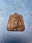 Vintage Bronze St.Christopher And Jesus Pendant — photo 2