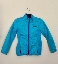 The North Face Girls Filles Full Zip Jacket Size Large 14/16 - Green  Purple