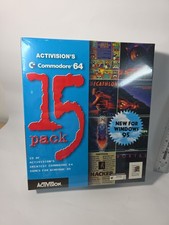 Vtg 1995 Activision's Commodore 64 15 Pack BIG BOX Windows 95 NEW SEALED