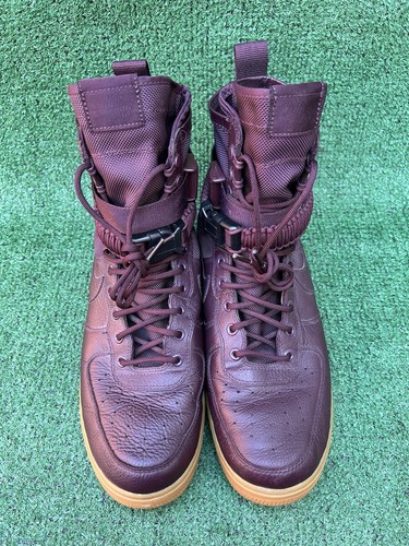 Nike SF Air Force 1 High Deep Burgundy 864024-600 para hombre talla 11 usadas sin caja - Imagen 17 de 18