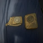 Antique Military German Prussia  Buckle AND Cigarette Case "Gott Mit Uns" WW1