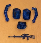 G.I. GI JOE 1983 COBRA SOLDIER BODY PARTS + GUN LOT #3 waist arms chest FREESHIP
