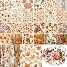 48 PCS Fall Decoupage Napkins Cottagecore Autumn Paper Tableware Decor