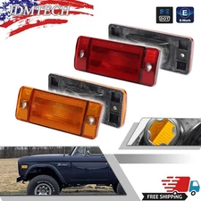 Side Markers For 1970-77 Ford Bronco & 69-72 Ford F-Series Set of 4 Front & Rear