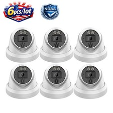 6pcs Vikylin 6MP IP Camera POE Outdoor IR 30m 2Way Audio Outdoor NDAA compliant