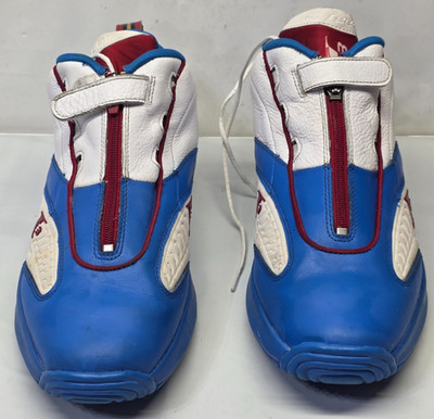 Reebok Answer IV Shoes Basketball Shoes Dynamic Blue White ~ Mens US 13