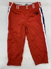 New Balance Softball Pant Red White Blue Girl's Size 6 7 8 9 10 12 14 16 18 20