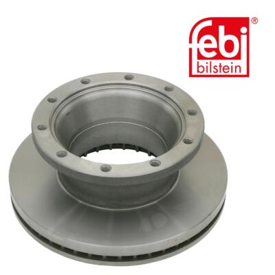 Febi Bilstein 108665 - Disco Freno Con Cuscinetto Ruota E Anello Impulso ABS, 1 Pezzo