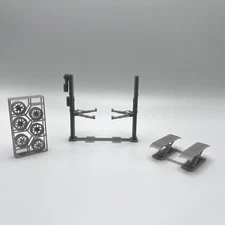 Scale 1:64 Garage Diorama, Rim Rack, 2 Post Lift and Scissor Lift *Hot Wheels*