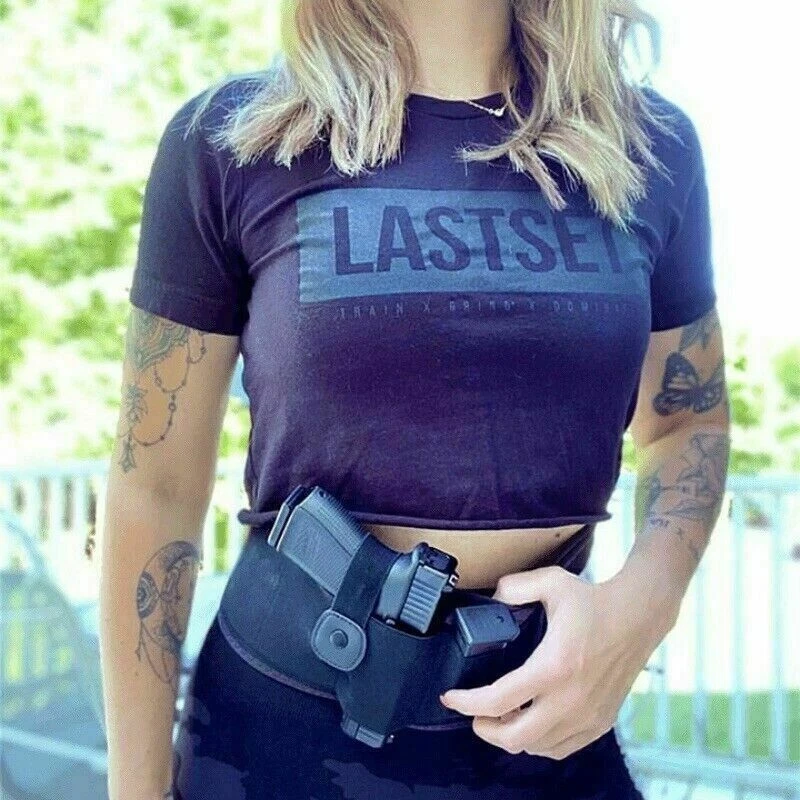 Belly Band Gun Holster Concealed Carry for Smith & Wesson Airweight 38 +P Specia - Image 2 of 4