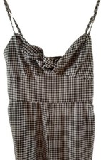 Forever 21 Size Small Gingham Black And White Romper/Jumpsuit