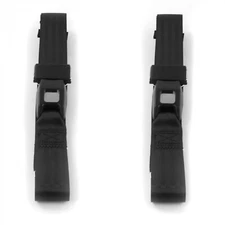 Chevy Chevelle 1964 - 1967 Standard 2pt Black Lap Bucket Seat Belt Kit - 2 Belts