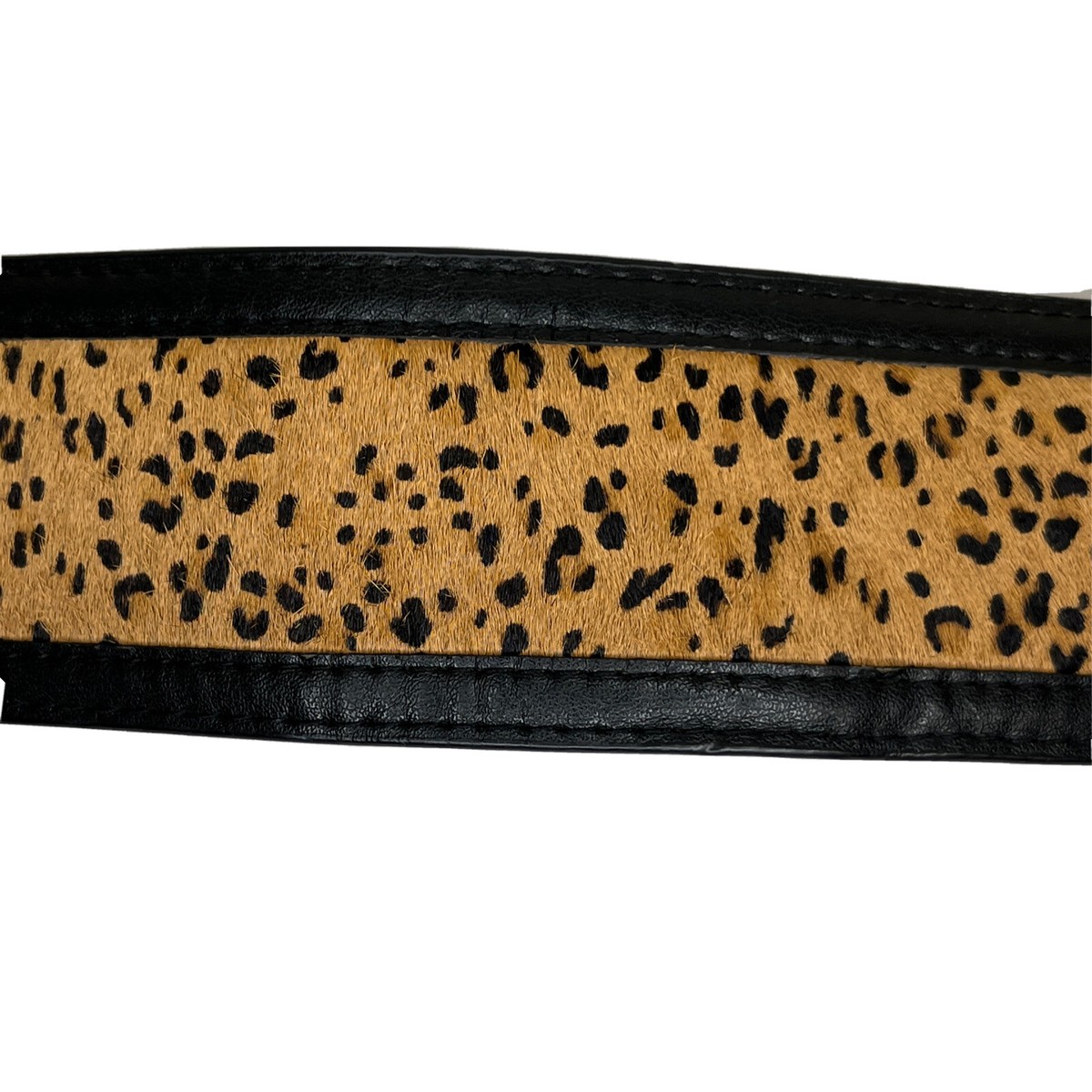 Lake Shore Drive Belt Calf hair Leopard size M womens 