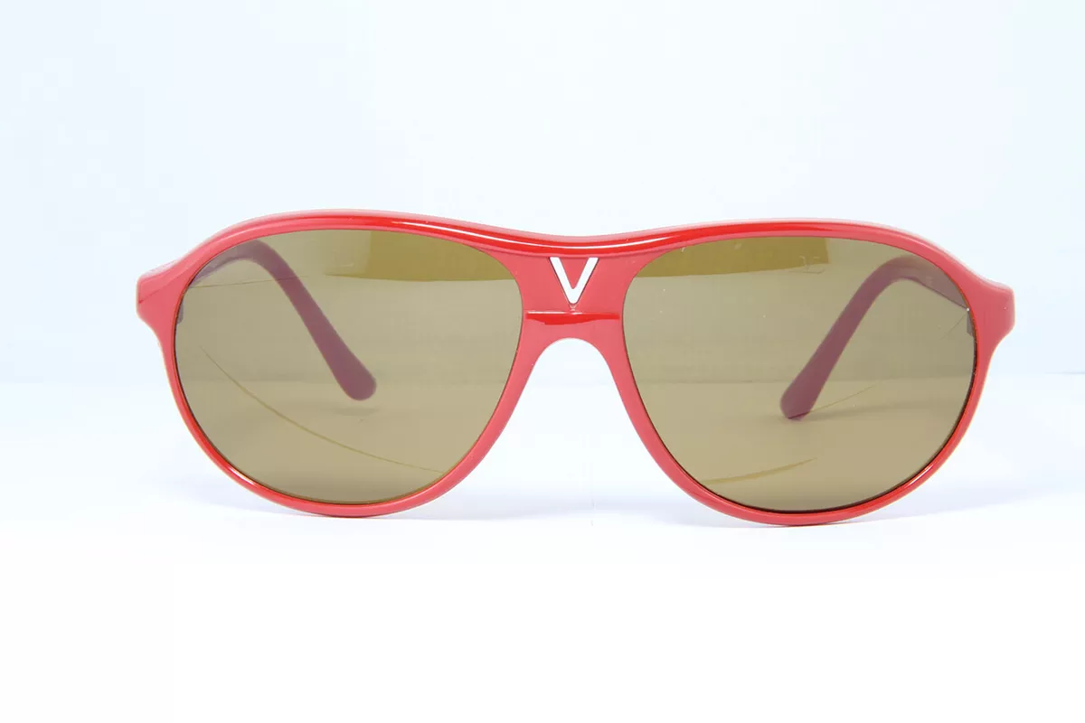 Vintage Vuarnet 085 Red Sunglasses PX2000 Brown Mineral lens eBay