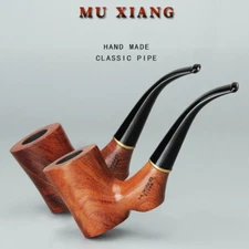 Poker Smoking Pipe Wooden Tobacco Pipe with 9mm Filter 10 Free Tools Xmas Gifts